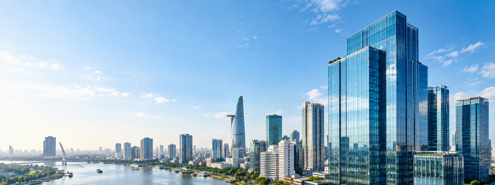 Toàn cảnh khu đô thị hiện đại